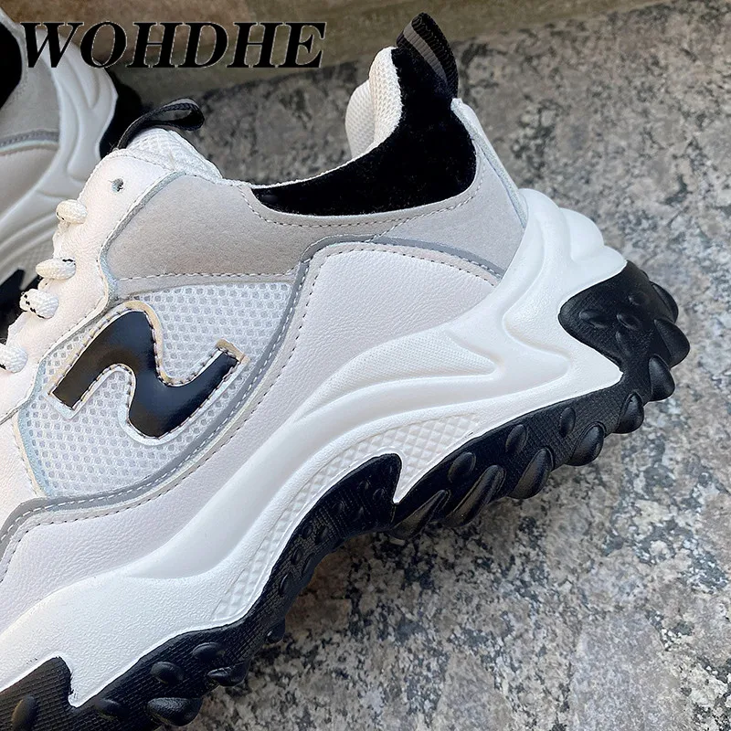 WOHDHE 2021 Platform Sneakers Air Mesh Designer Trainers Thick Bottom Chunky Women's Sneakers Vulcanized Casual Shoes
WOHDHE 2021 Platform Sneakers Air Mesh Designer Trainers Thick Bottom Chunky Women's Sneakers Vulcanized Casual Shoes