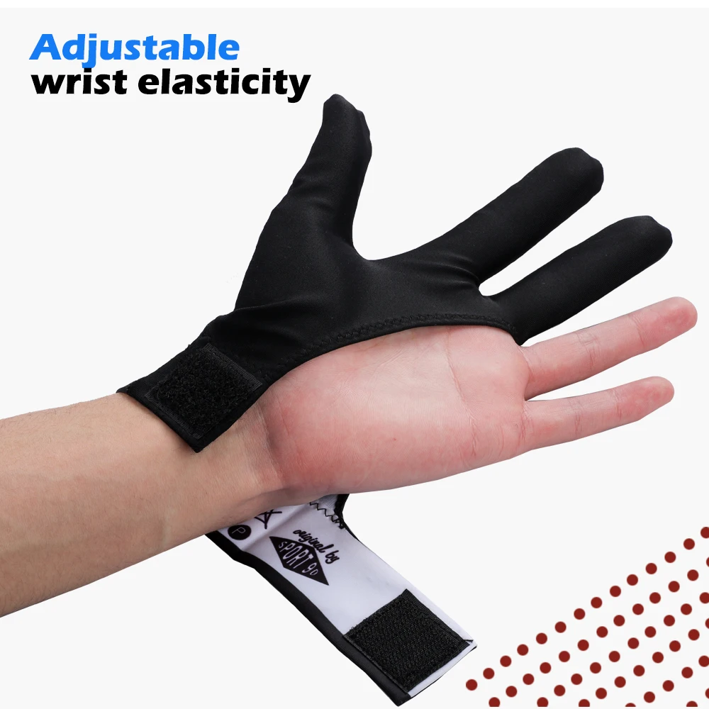 3 Fingers Gloves Billiard Adjustable Tightness Left-hand Gloves Pool Cue gloves unisex Mitten Anti-skid Elasticity
3 Fingers Gloves Billiard Adjustable Tightness Left-hand Gloves Pool Cue gloves unisex Mitten Anti-skid Elasticity