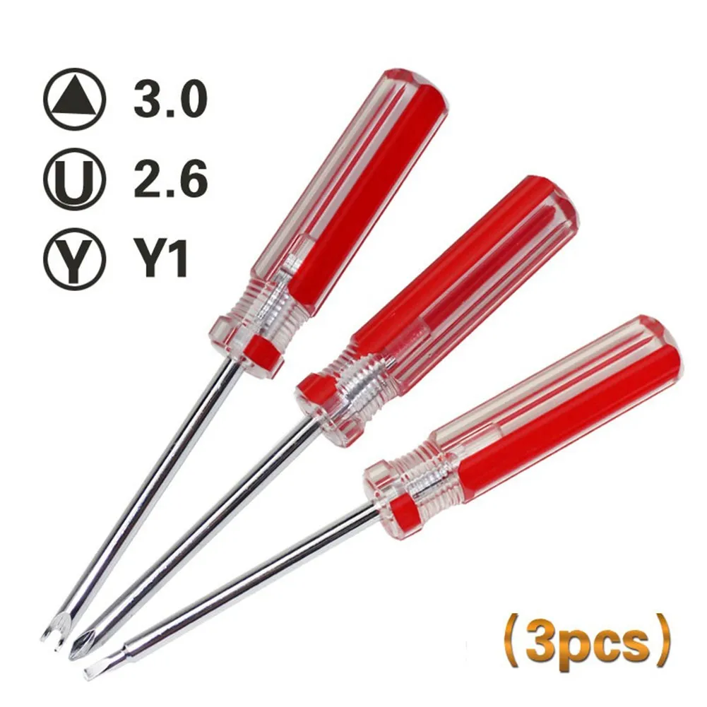 3PC 2.6U,Y1,3.0 Precision Magnetic Screwdriver For Xbox 360 Wireless Controller Torx Cross Pentalobe Head Screwdriver Bit Repair
3PC 2.6U,Y1,3.0 Precision Magnetic Screwdriver For Xbox 360 Wireless Controller Torx Cross Pentalobe Head Screwdriver Bit Repair