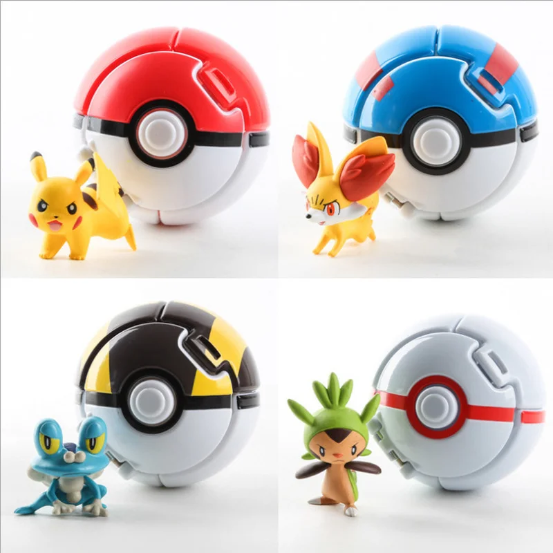Poke Ball Touch Flip Deformed Pokemon Pikachu Froakie Action Figure Movie & TV Model Toys
Poke Ball Touch Flip Deformed Pokemon Pikachu Froakie Action Figure Movie & TV Model Toys