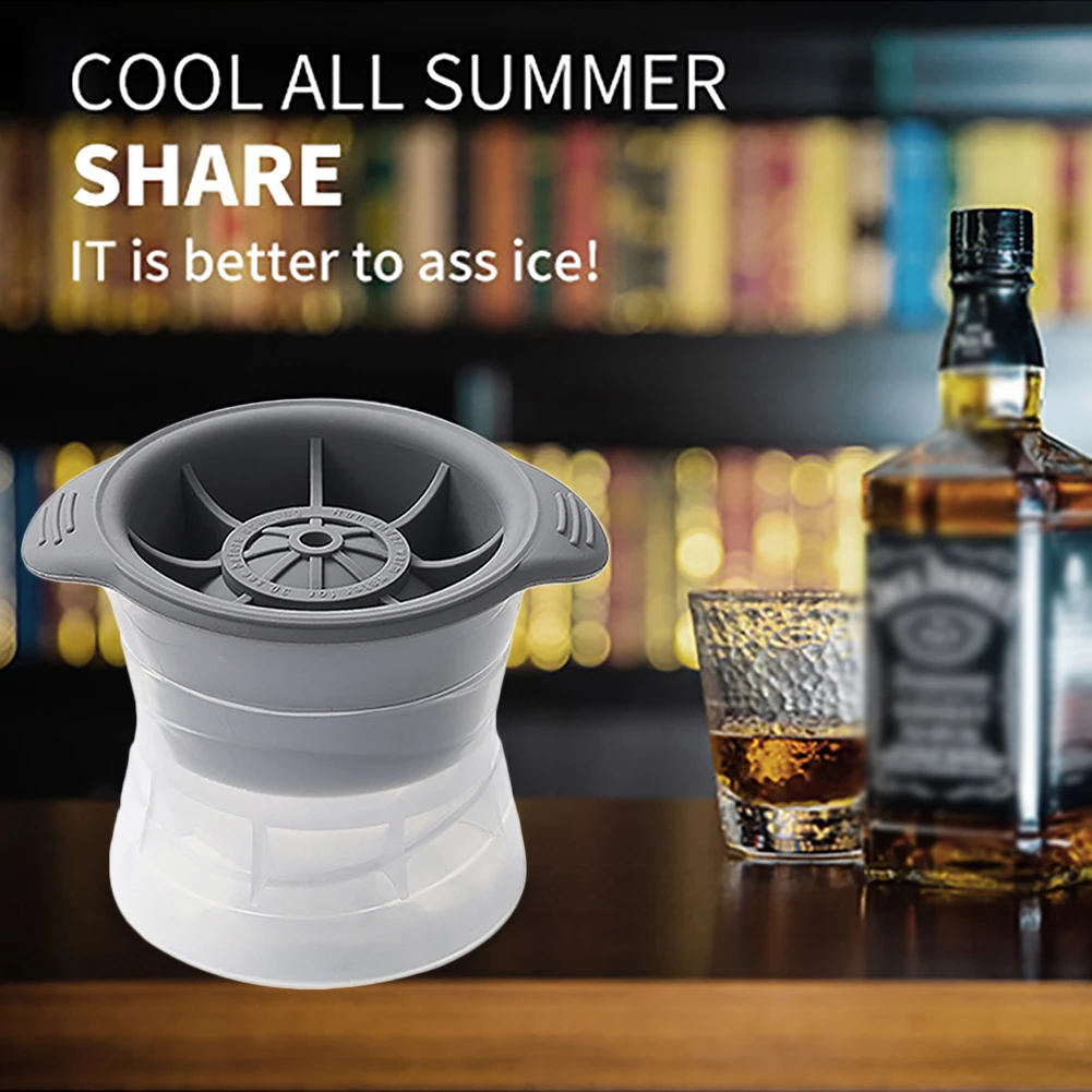 Large Sphere Ice Cube DIY Hockey Mold Whiskey Silicone Round Jelly Drink Mould Cocktail Crystal Clear Ice Ball Maker Kitchentool
Large Sphere Ice Cube DIY Hockey Mold Whiskey Silicone Round Jelly Drink Mould Cocktail Crystal Clear Ice Ball Maker Kitchentool