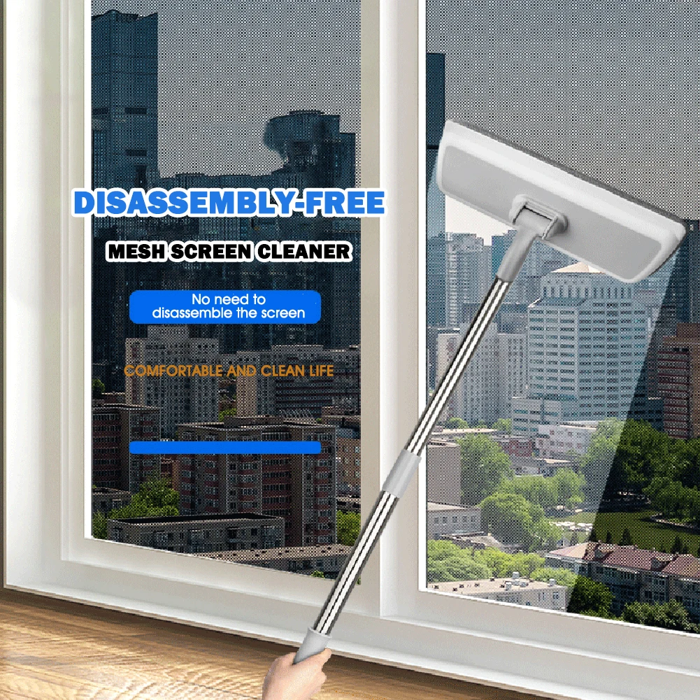 High Quality Window Screen Cleaning Brush Telescopic Mesh Screen Cleaner with Squeegee Wet and Dry Dual Use Washing Kit Shipping
High Quality Window Screen Cleaning Brush Telescopic Mesh Screen Cleaner with Squeegee Wet and Dry Dual Use Washing Kit Shipping