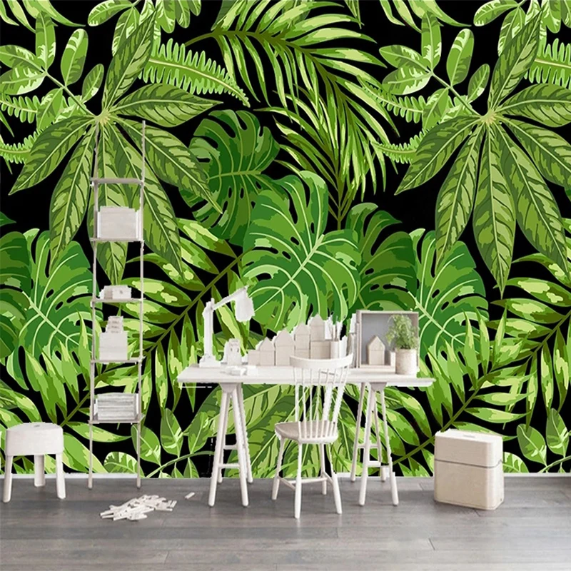 Custom Any Size 3D Wal Mural Wallpaper Green Palm Tree Leaf Art For Living Room TV Sofa Bedroom Background Papel De Parede
Custom Any Size 3D Wal Mural Wallpaper Green Palm Tree Leaf Art For Living Room TV Sofa Bedroom Background Papel De Parede