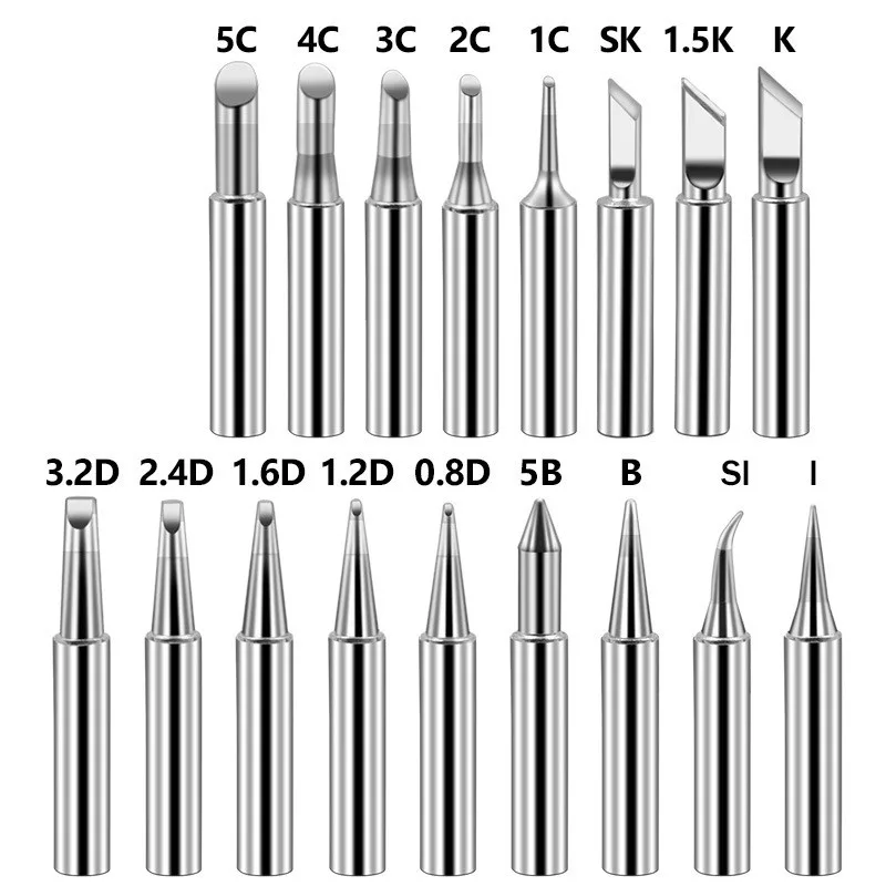 3/5/10/12/15pcs Solder Iron Tip 900M-T Copper Alloy For HAKKO 936 YIHUA Lead-Free Soldering Iron Tip
3/5/10/12/15pcs Solder Iron Tip 900M-T Copper Alloy For HAKKO 936 YIHUA Lead-Free Soldering Iron Tip