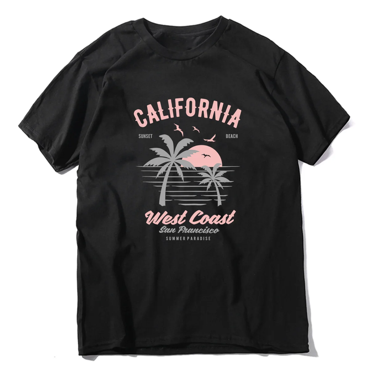 California West Coast Sunset And Beach Funny Summe Men's Novelty T-Shirt Unisex Humor Funny Women Soft Tee
California West Coast Sunset And Beach Funny Summe Men's Novelty T-Shirt Unisex Humor Funny Women Soft Tee