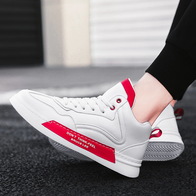 Mens Trainers Zapatos Casuales Para Hombre Leather Casual Shoes Men High Top Sneakers White Sport Male Men's
Mens Trainers Zapatos Casuales Para Hombre Leather Casual Shoes Men High Top Sneakers White Sport Male Men's