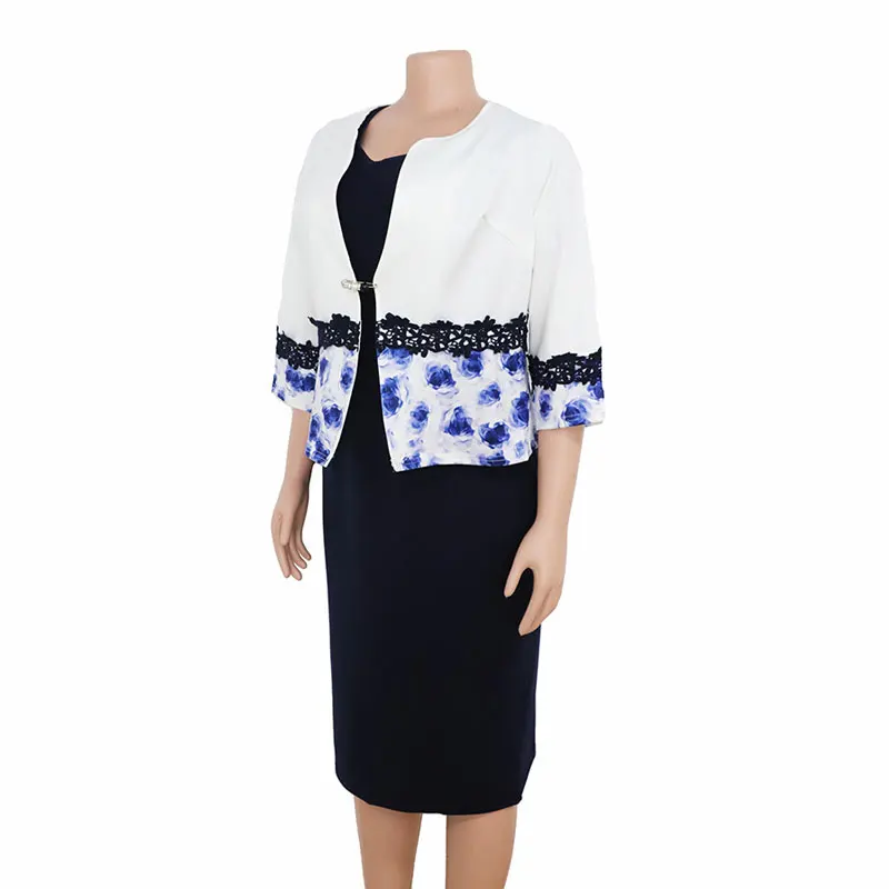 African Women's Two-Piece Women's Sets Print Plus Size Mother's Wear O-Neck Print Lace Coat Elegant Dress Office Women
African Women's Two-Piece Women's Sets Print Plus Size Mother's Wear O-Neck Print Lace Coat Elegant Dress Office Women