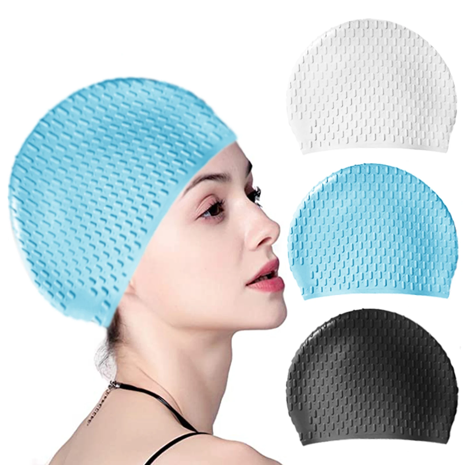 PHABULS Adult Swimming Cap Waterproof High Elastic Swimming hat for Men and Women One Size
PHABULS Adult Swimming Cap Waterproof High Elastic Swimming hat for Men and Women One Size