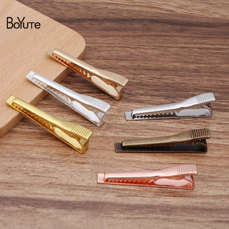 BoYuTe (10 Pieces/Lot) 55*5MM Metal Brass Classic Design Plain Tie Clips Diy Men's Clothing Accessories Wholesale 
BoYuTe (10 Pieces/Lot) 55*5MM Metal Brass Classic Design Plain Tie Clips Diy Men's Clothing Accessories Wholesale