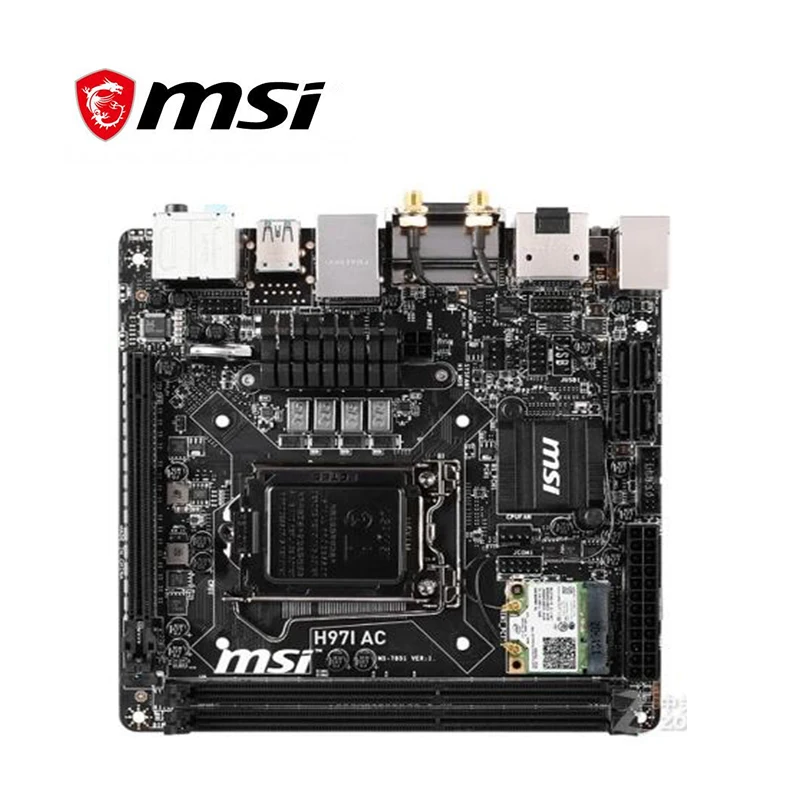 Для MSI H97I AC MINI ITX материнская плата LGA 1150 DDR3 для Intel H97M H97 настольная SATA III USB3.0 PCI E X16 3 0