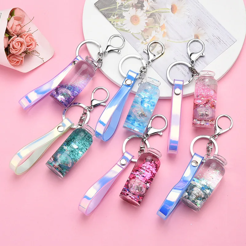 Mermaid Liquid Quicksand Bow Perfume Bottle Car Key Pendant Creative Cute Mermaid Quicksand Bow Perfume Bottle Quicksand Keychai
Mermaid Liquid Quicksand Bow Perfume Bottle Car Key Pendant Creative Cute Mermaid Quicksand Bow Perfume Bottle Quicksand Keychai