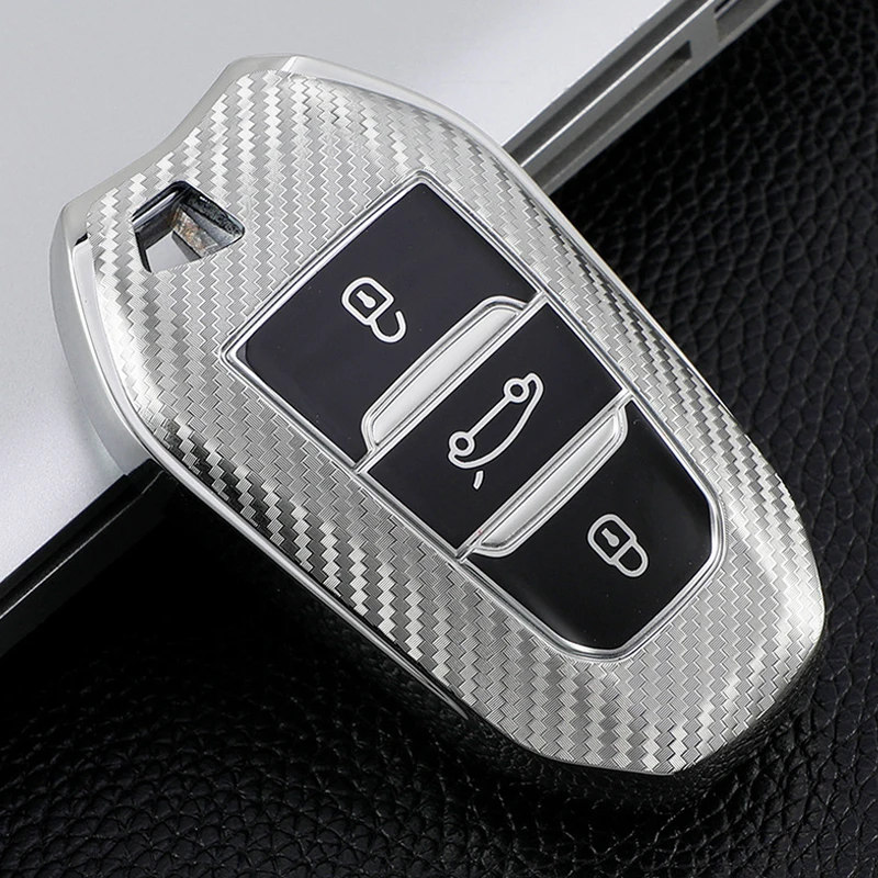 Soft TPU Carbon Fiber Car Key Case Cover Bag For Peugeot 208 308 408 508 2008 3008 5008 Citroen C4 C6 C3-XR Picasso DS3 DS4 DS5
Soft TPU Carbon Fiber Car Key Case Cover Bag For Peugeot 208 308 408 508 2008 3008 5008 Citroen C4 C6 C3-XR Picasso DS3 DS4 DS5