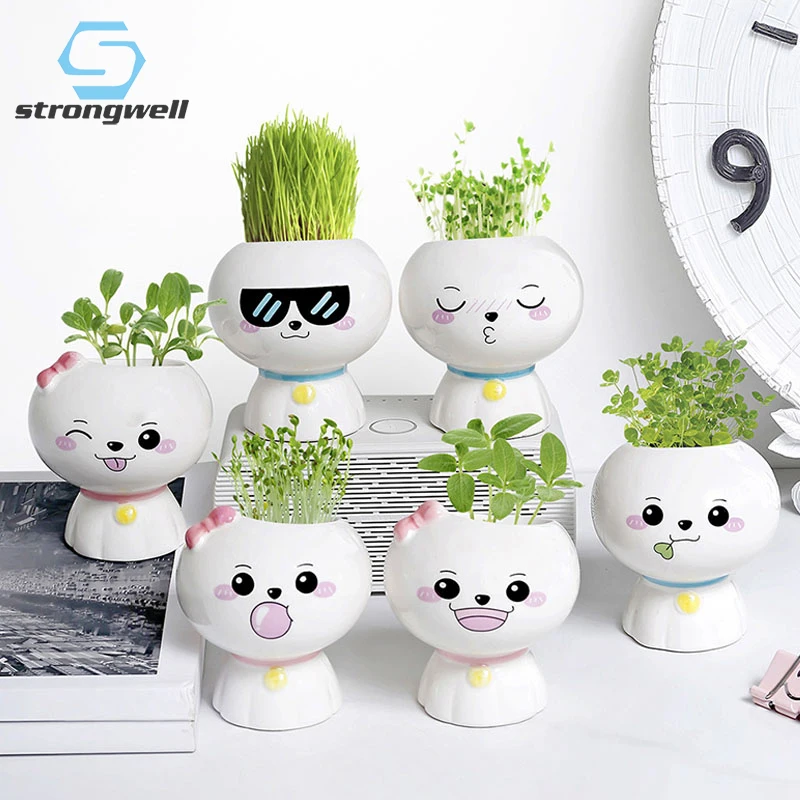 Strongwell Home Decoration Crafts Cartoon Doll Flower Pot Miniature Model Desktop Display Succulent Plants Flowerpots Gifts
Strongwell Home Decoration Crafts Cartoon Doll Flower Pot Miniature Model Desktop Display Succulent Plants Flowerpots Gifts
