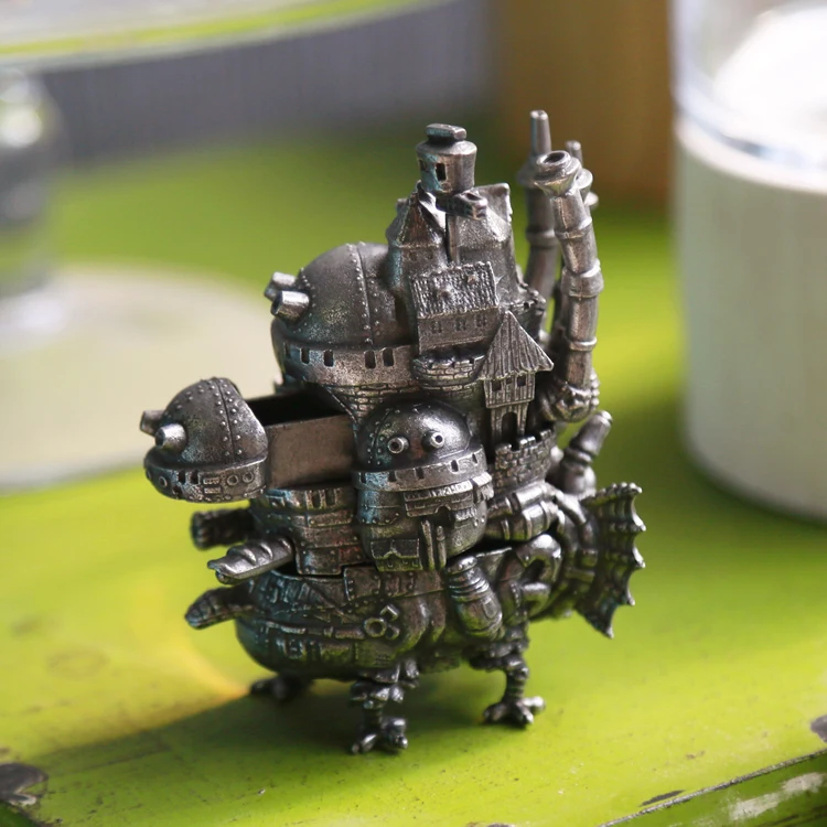 100% Original Hayao Miyazaki Howl's Moving Castle limited edition mini metal model for collection or birthday gift
100% Original Hayao Miyazaki Howl's Moving Castle limited edition mini metal model for collection or birthday gift