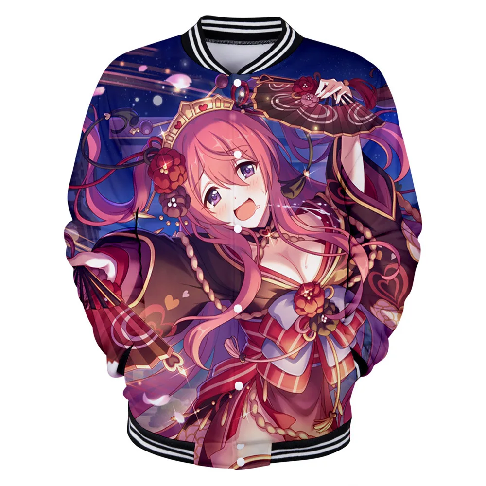 Anime Princess Connect Re:Dive 3D Baseball Jacket Men Bomber Jacket Outerwear Natsume Kokoro Baseball Uniform Cosplay Costume
Anime Princess Connect Re:Dive 3D Baseball Jacket Men Bomber Jacket Outerwear Natsume Kokoro Baseball Uniform Cosplay Costume