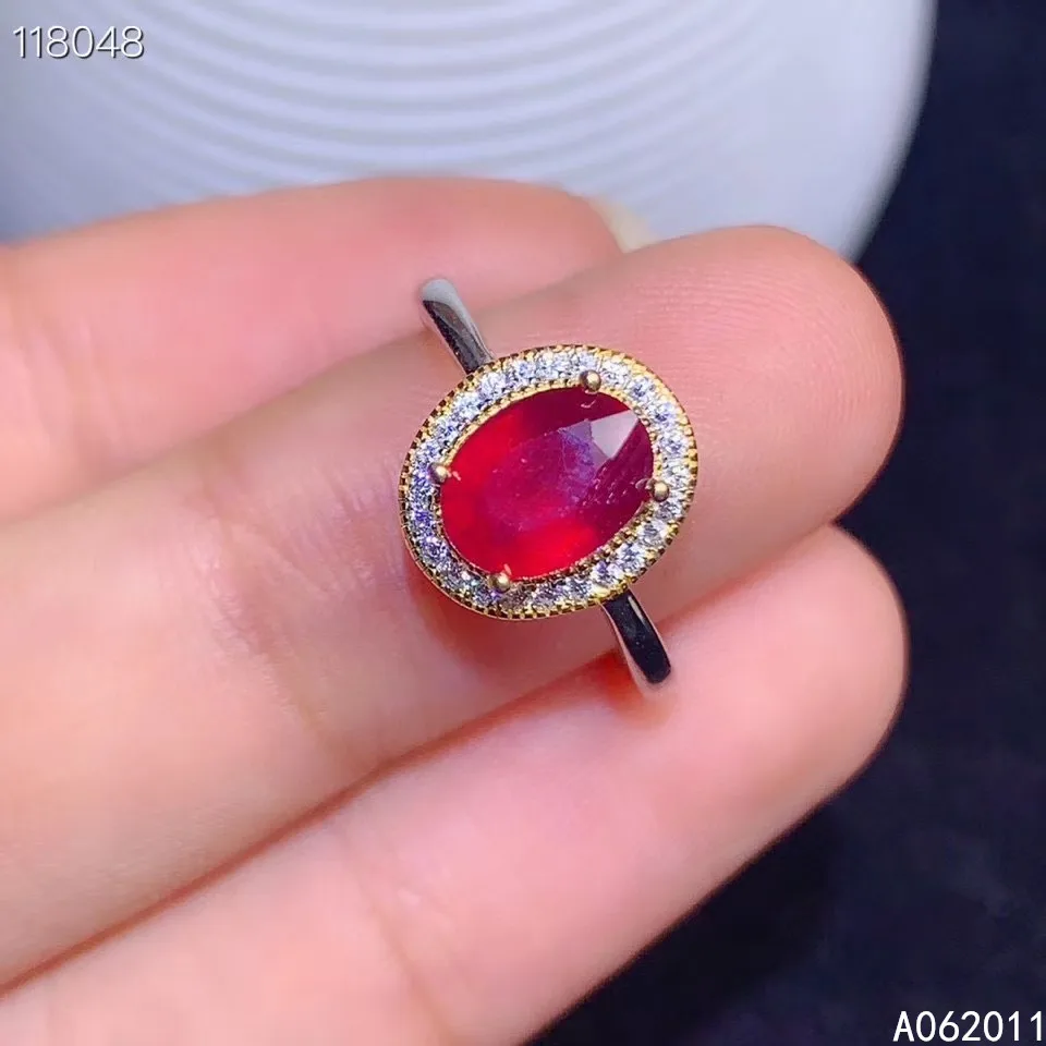 KJJEAXCMY fine jewelry natural Ruby 925 sterling silver trendy new adjustable gemstone women ring support test hot selling
KJJEAXCMY fine jewelry natural Ruby 925 sterling silver trendy new adjustable gemstone women ring support test hot selling