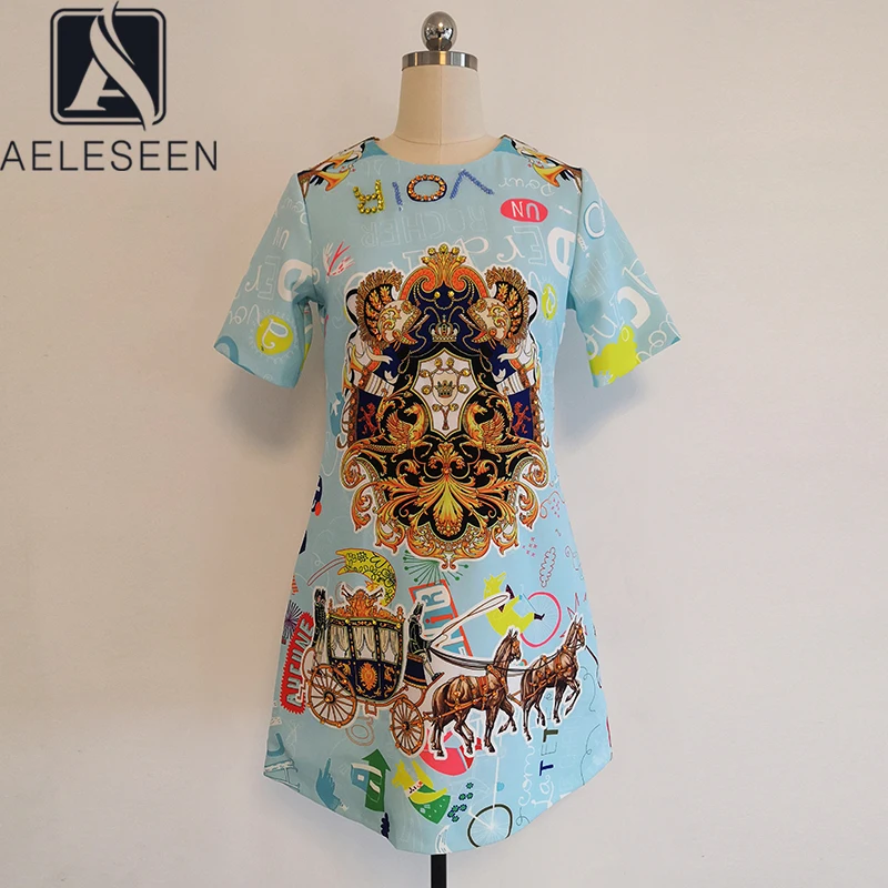 AELESEEN Runway Fashion Summer Dress 2021 Designer New Flower Letters Print Diamonds Beading A-Line Casual Holiday Mini Dress
AELESEEN Runway Fashion Summer Dress 2021 Designer New Flower Letters Print Diamonds Beading A-Line Casual Holiday Mini Dress