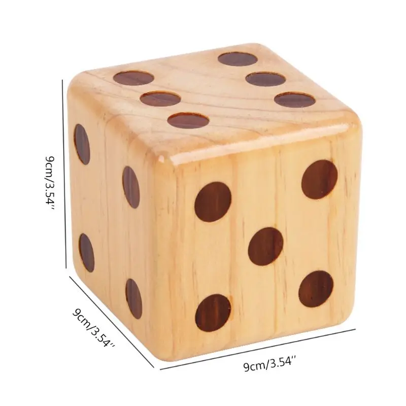 6-sided Dice Big Wooden Dice 3.5 inch Bar Drinking Game Rounded Corner Dice
6-sided Dice Big Wooden Dice 3.5 inch Bar Drinking Game Rounded Corner Dice
