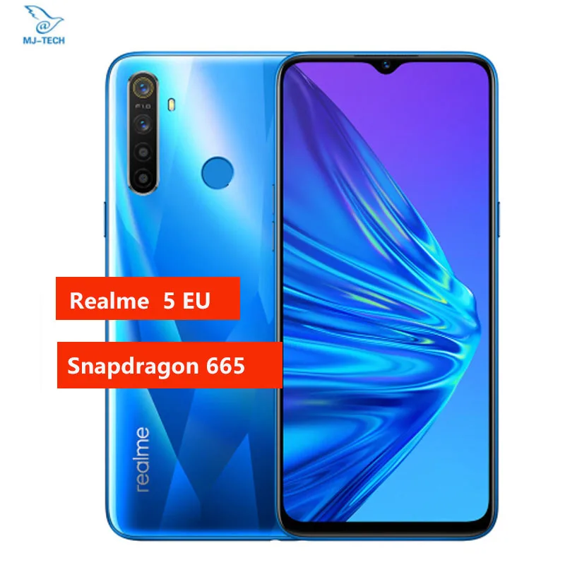 Смартфон с 5 дюймовым дисплеем восьмиядерным процессором Snapdragon 665 ОЗУ 3 ГБ ПЗУ 64 13