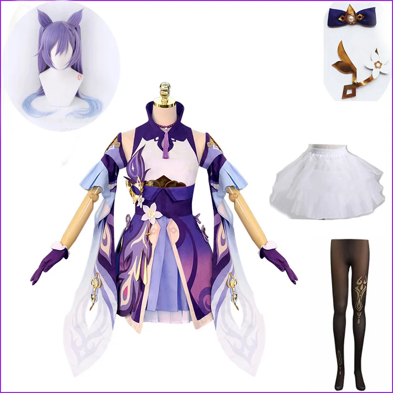 Косплей ударные Keqing игровые костюмы Genshin Ke Qing ударопрочный Хэллоуин Keqing конский хвост смешанный фиолетовый косплей парик
Косплей ударные Keqing игровые костюмы Genshin Ke Qing ударопрочный Хэллоуин Keqing конский хвост смешанный фиолетовый косплей парик
