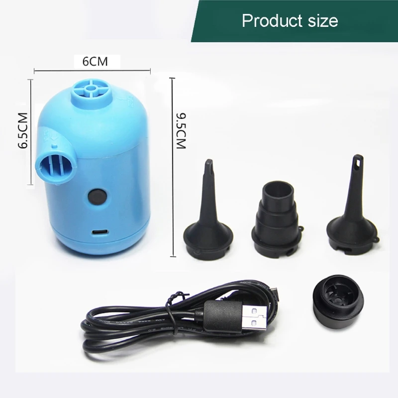 5V 2A USB Powered Air Inflator Pump Air Filling Compressor With Nozzles for Balloon Swimming lifebuoy Inflatable Toy
5V 2A USB Powered Air Inflator Pump Air Filling Compressor With Nozzles for Balloon Swimming lifebuoy Inflatable Toy