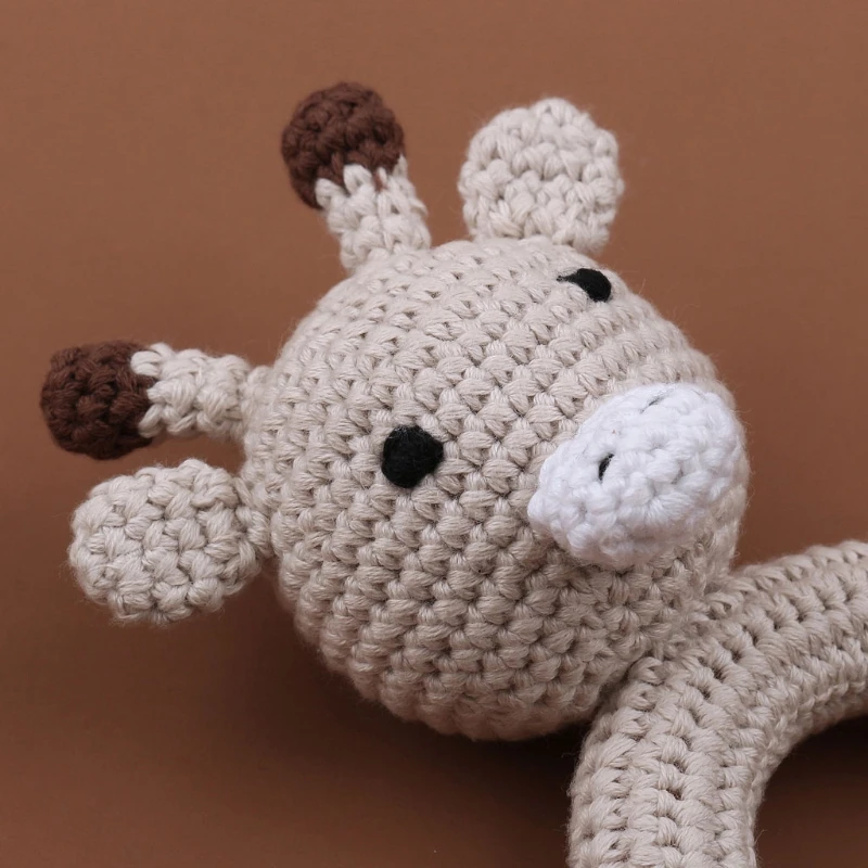 1PC baby teether cartoon sheep animal crochet wooden molar ring rattle DIY crafts molar rattle toy
1PC baby teether cartoon sheep animal crochet wooden molar ring rattle DIY crafts molar rattle toy