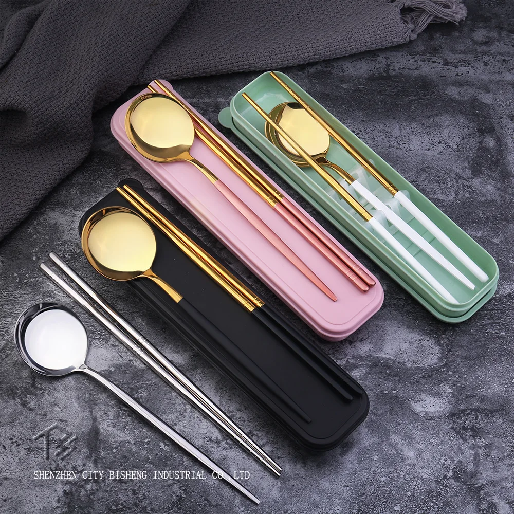 Three-Piece Set Student Portable Travel Golden Stainless Steel Spoon Chopsticks Two-Piece Set Luxury Flatware Forks and Spoon
Three-Piece Set Student Portable Travel Golden Stainless Steel Spoon Chopsticks Two-Piece Set Luxury Flatware Forks and Spoon