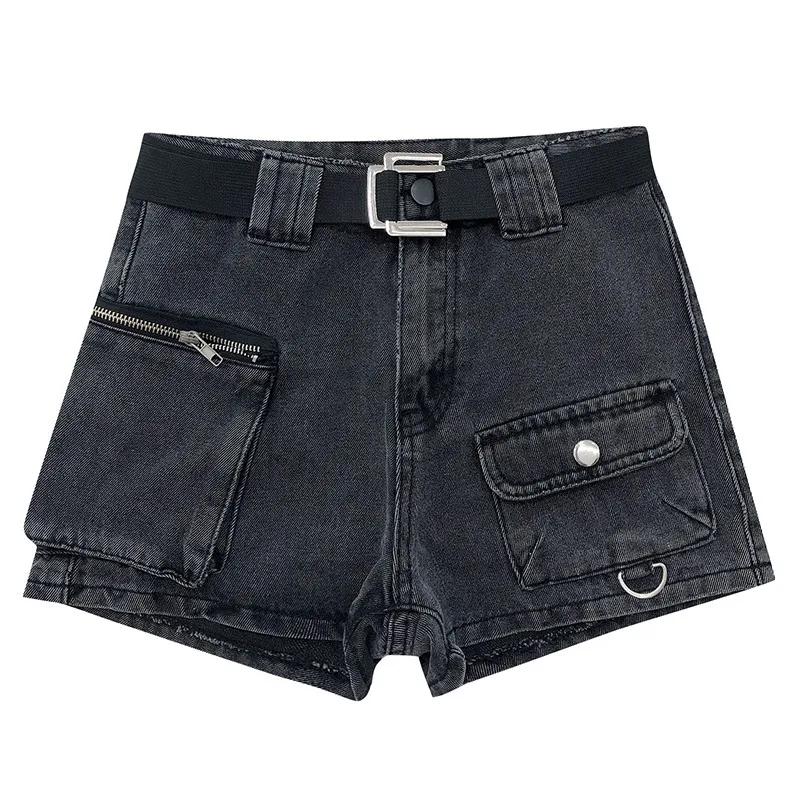 Classic High Waist Multiple Pockets Cargo Shorts Women Short Jeans Streetwear Fashion Summer Female Sexy Mini Denim Hotpants
Classic High Waist Multiple Pockets Cargo Shorts Women Short Jeans Streetwear Fashion Summer Female Sexy Mini Denim Hotpants