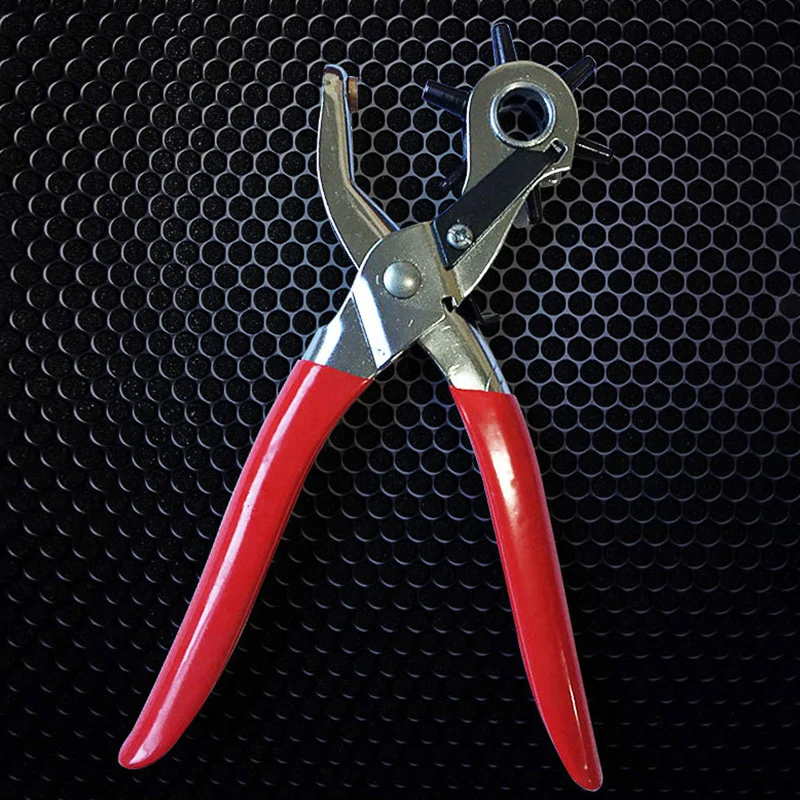 Hole Punch Plier Leather Belt Craft Sewing Machine Revolve Eyelet for Watchband Strap Multi Purpose Puncher
Hole Punch Plier Leather Belt Craft Sewing Machine Revolve Eyelet for Watchband Strap Multi Purpose Puncher