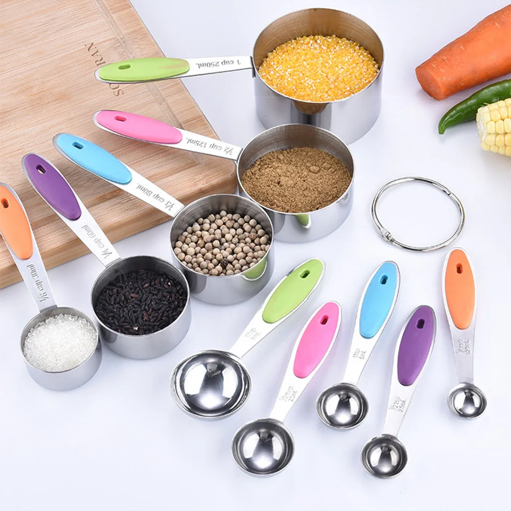 5Pcs/10pcs Multi Purpose Spoons/Cup Measuring spoon Tools PP Baking Accessories Stainless Steel/Plastic Handle Kitchen Accessory
5Pcs/10pcs Multi Purpose Spoons/Cup Measuring spoon Tools PP Baking Accessories Stainless Steel/Plastic Handle Kitchen Accessory