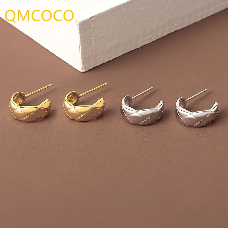 QMCOCO New Style Silver Color Rhombus Strip Earring For Women Trendy Jewelry Simple Punk Party Jewelry Accessories Gifts
QMCOCO New Style Silver Color Rhombus Strip Earring For Women Trendy Jewelry Simple Punk Party Jewelry Accessories Gifts