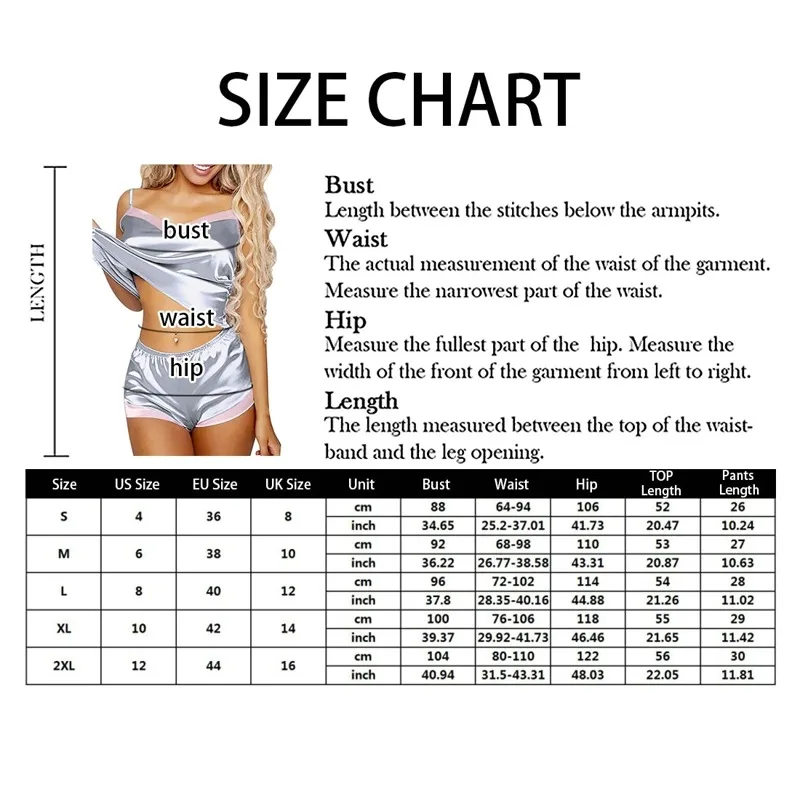 2021 Women Pajamas Set Home Suit Top And Shorts Sexy V-neck Sleeveless Satin Lace Sleepwear Women Home Clothes
2021 Women Pajamas Set Home Suit Top And Shorts Sexy V-neck Sleeveless Satin Lace Sleepwear Women Home Clothes