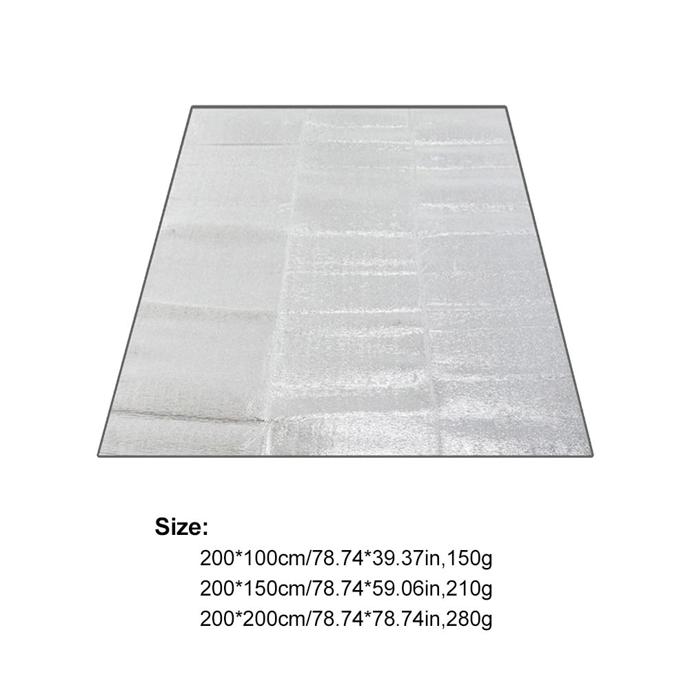 Ultralight Waterproof Camping Mat Picnic Blanket Beach Mattress Sleeping Pad Aluminum Foil EVA Foam Mat Outdoor Tent Footprint
Ultralight Waterproof Camping Mat Picnic Blanket Beach Mattress Sleeping Pad Aluminum Foil EVA Foam Mat Outdoor Tent Footprint