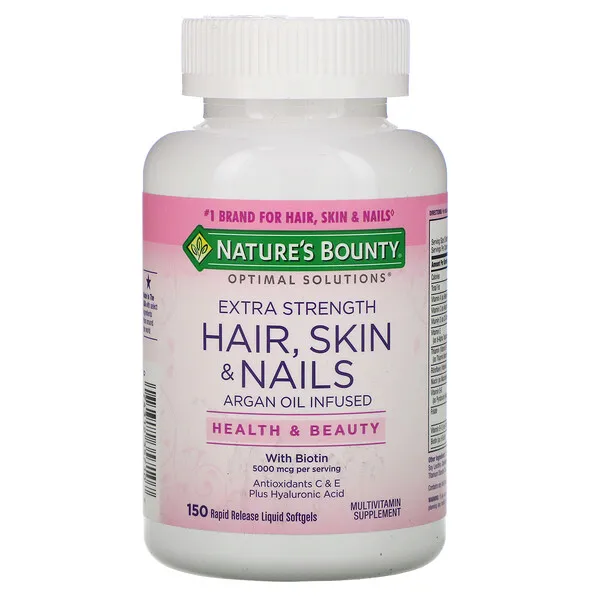 Optimal Solutions Extra Strength Hair Skin & Nails 150 Rapid Release Liquid Softgels Biotin Multivitamin FREE SHIPPING
Optimal Solutions Extra Strength Hair Skin & Nails 150 Rapid Release Liquid Softgels Biotin Multivitamin FREE SHIPPING
