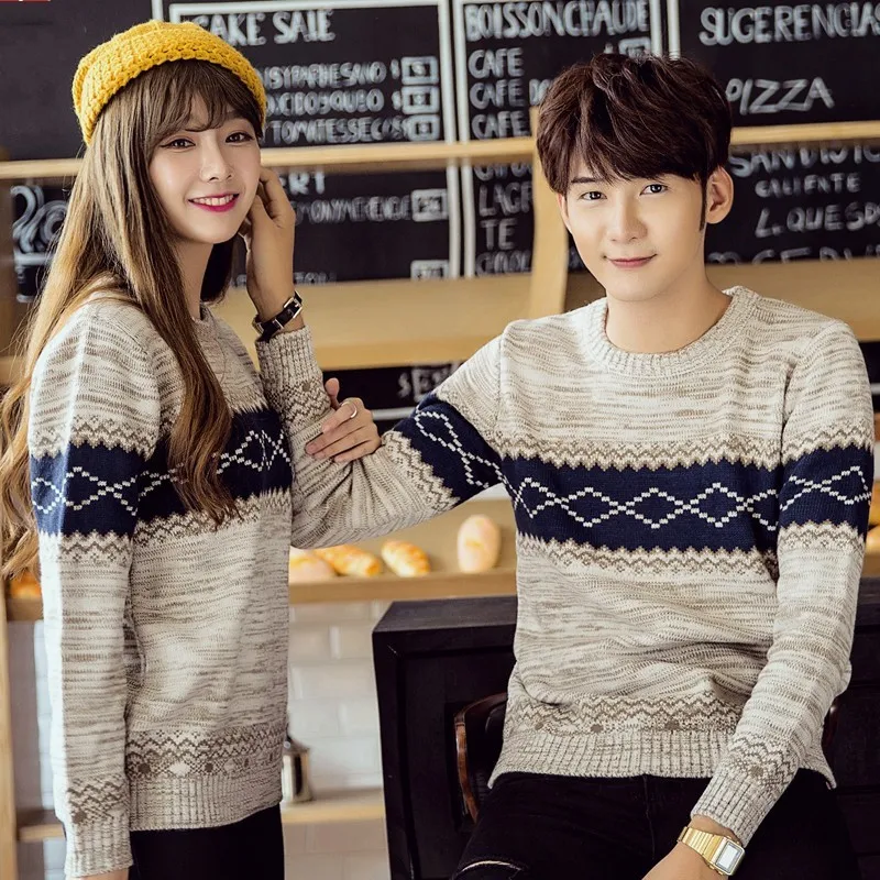 Fashion Slim O-Neck Long Sleeve Jumper Couple Chic Plaid Pullover Knitting Sweater Men Unisex Warm Blouse Coat Pull Homme S-3XL
Fashion Slim O-Neck Long Sleeve Jumper Couple Chic Plaid Pullover Knitting Sweater Men Unisex Warm Blouse Coat Pull Homme S-3XL