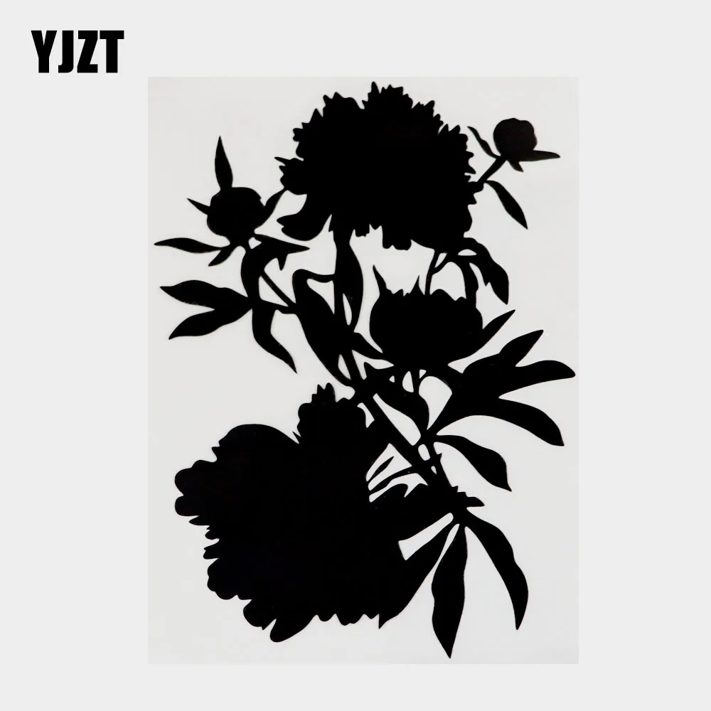 YJZT 11.7CM×16.6CM Creative Decor Plant Flowers Vinyl Decal Car Sticker Black/Silver 18B-0417
YJZT 11.7CM×16.6CM Creative Decor Plant Flowers Vinyl Decal Car Sticker Black/Silver 18B-0417