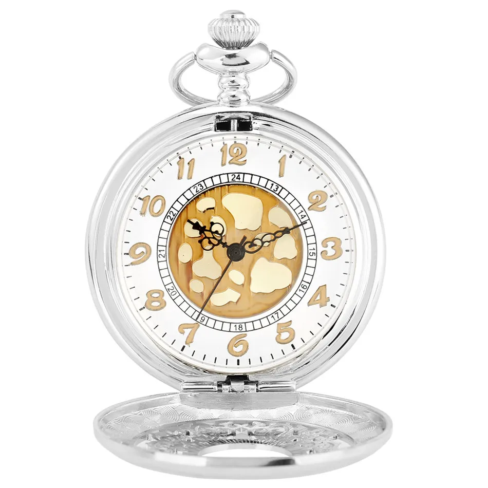 Женские и мужские кварцевые наручные часы серебристые в ретро стиле с подвеской
