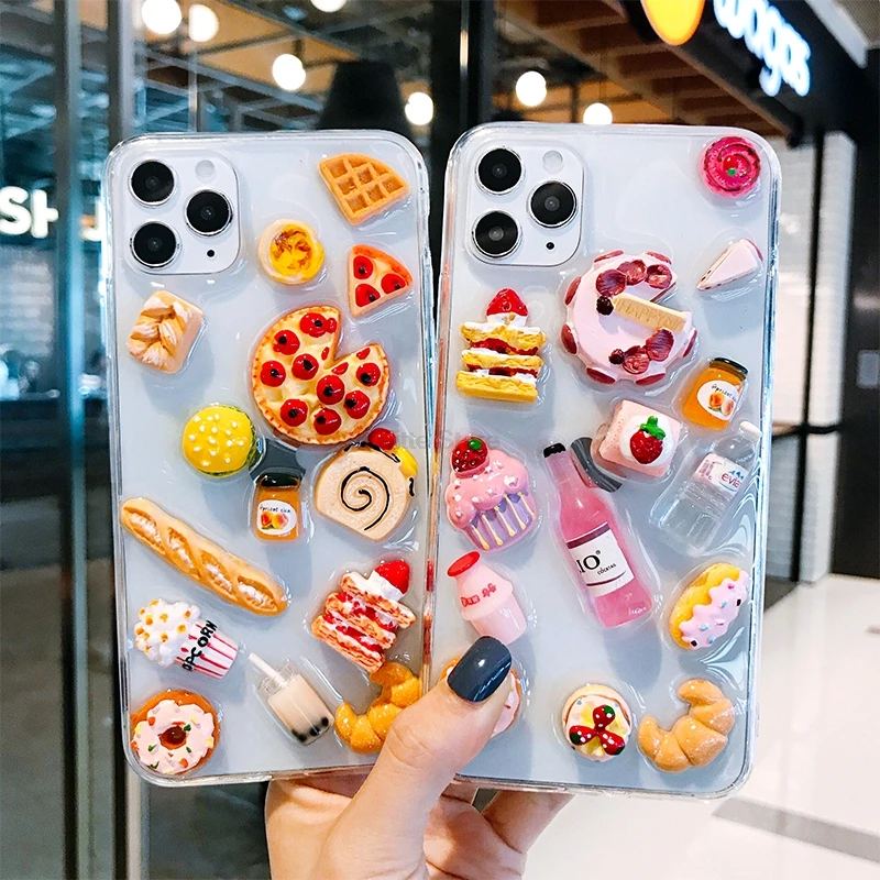 Pizza Cake Case for iPhone 12 Pro Max Creative Phone Case for iPhone 11 12 Pro Max X XS XR Max 7 8 Plus 12Mini Transparent Cover
Pizza Cake Case for iPhone 12 Pro Max Creative Phone Case for iPhone 11 12 Pro Max X XS XR Max 7 8 Plus 12Mini Transparent Cover