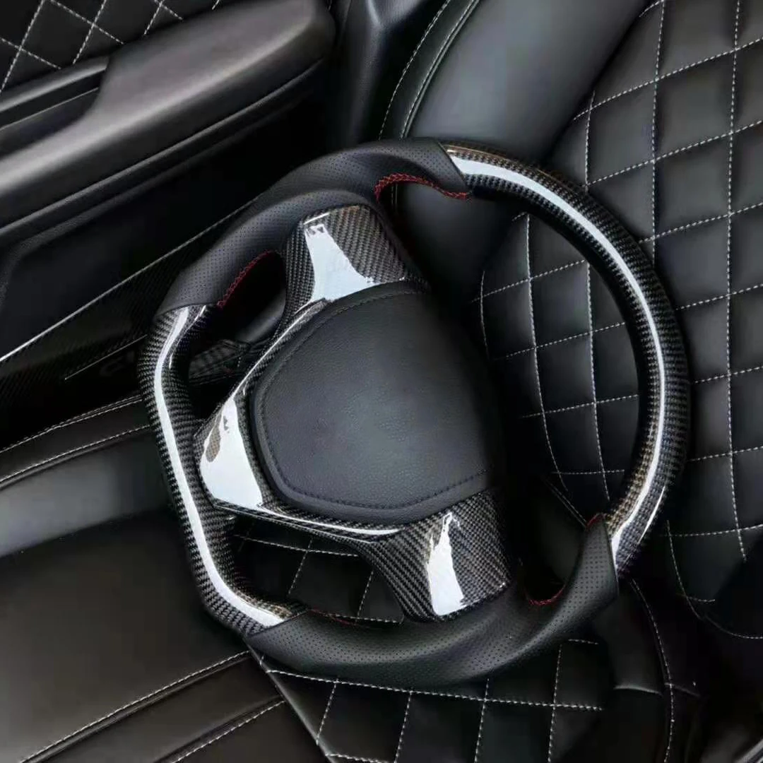 Cuatomized Gloss Carbon Fiber Sports Steering Wheel Alcantara Leather compatible for Toyota Avalon Camry Corolla 2015-2021
Cuatomized Gloss Carbon Fiber Sports Steering Wheel Alcantara Leather compatible for Toyota Avalon Camry Corolla 2015-2021