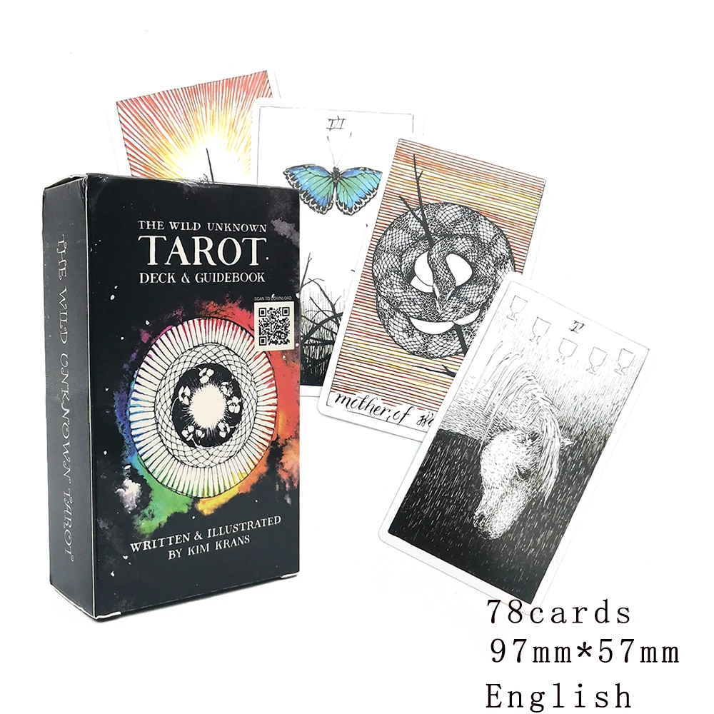 

The Most Popular Tarot 78 Cards Set .wild Animals Oracle Cards. full English For Party Game Deck Oracle Mystical Divination