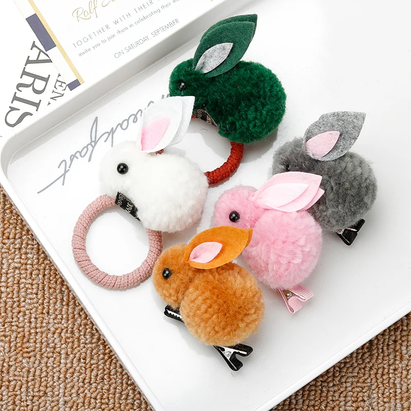 2021 Cute Elastic Hair Ball Rabbit Hair Ring Girls Kids Rubber Band HairBands Korean Headwear Fashion Hair Accessories hairpin
2021 Cute Elastic Hair Ball Rabbit Hair Ring Girls Kids Rubber Band HairBands Korean Headwear Fashion Hair Accessories hairpin