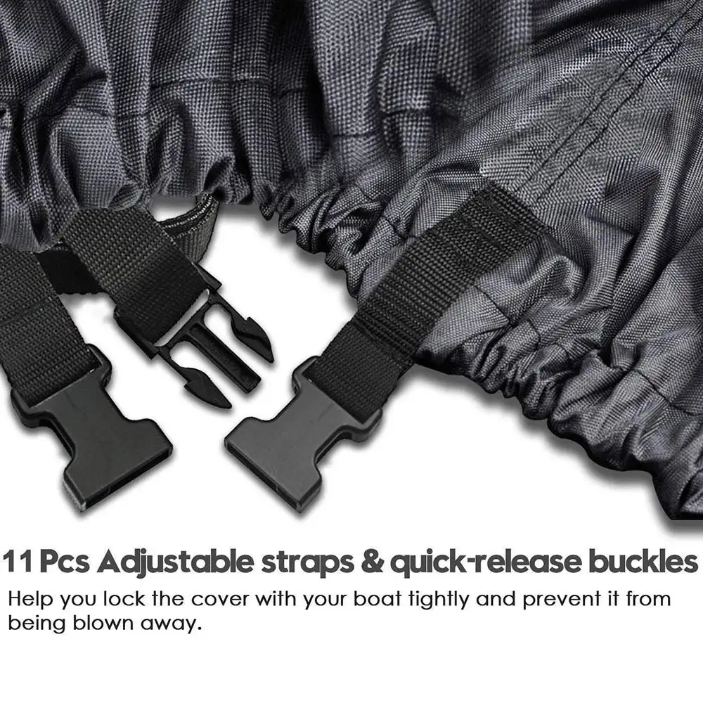 11-13ft 14-16ft 17-19ft 20-22ft Heavy Duty Boat Cover Waterproof Anti UV 210D Marine Trailerable V-Hull Protective Oxford cloth
11-13ft 14-16ft 17-19ft 20-22ft Heavy Duty Boat Cover Waterproof Anti UV 210D Marine Trailerable V-Hull Protective Oxford cloth