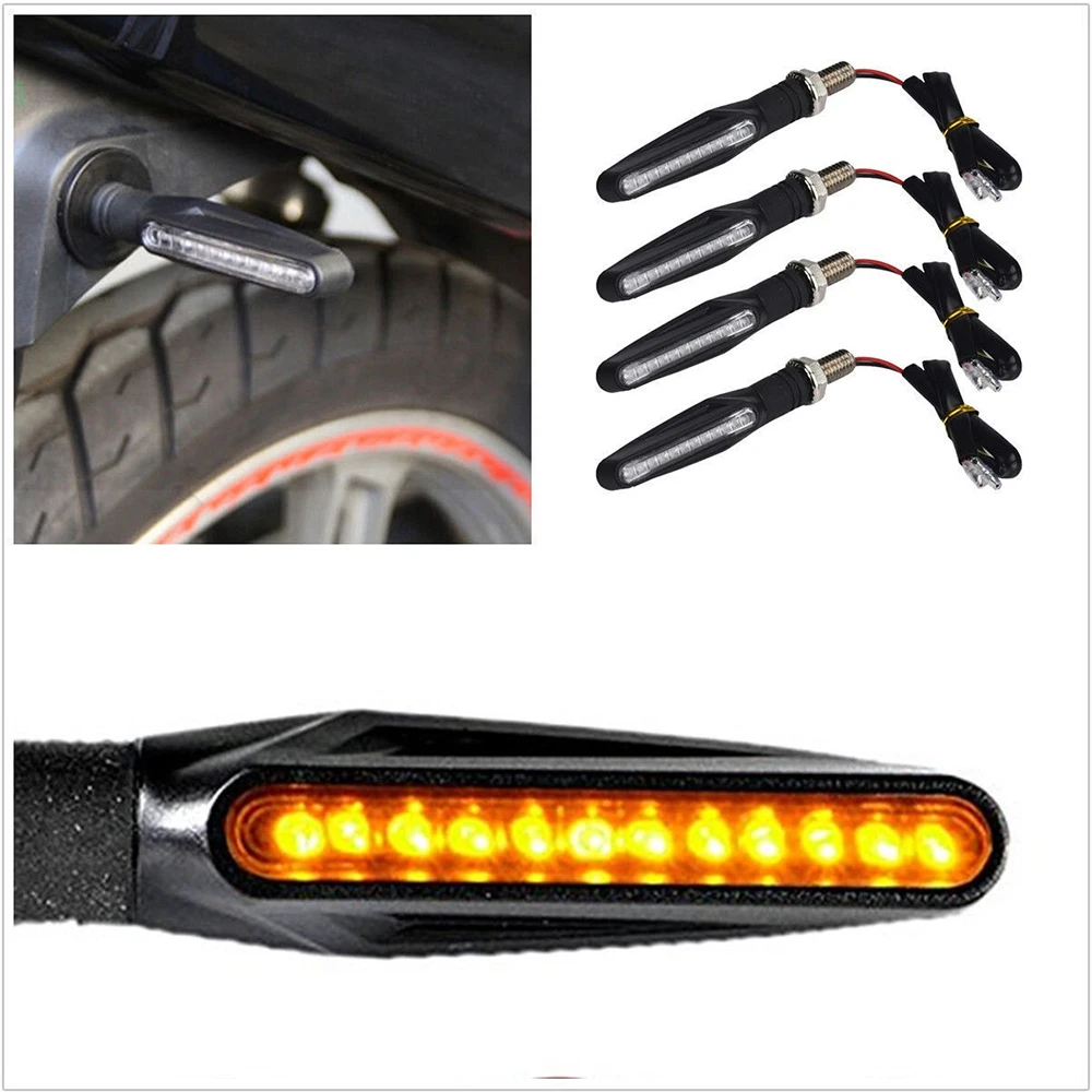 1PCS LED Motorcycle Turn Signals Light 12 SMD Tail Flasher Flowing Water Blinker IP68 Bendable Motorcycle Flashing Lights 
1PCS LED Motorcycle Turn Signals Light 12 SMD Tail Flasher Flowing Water Blinker IP68 Bendable Motorcycle Flashing Lights