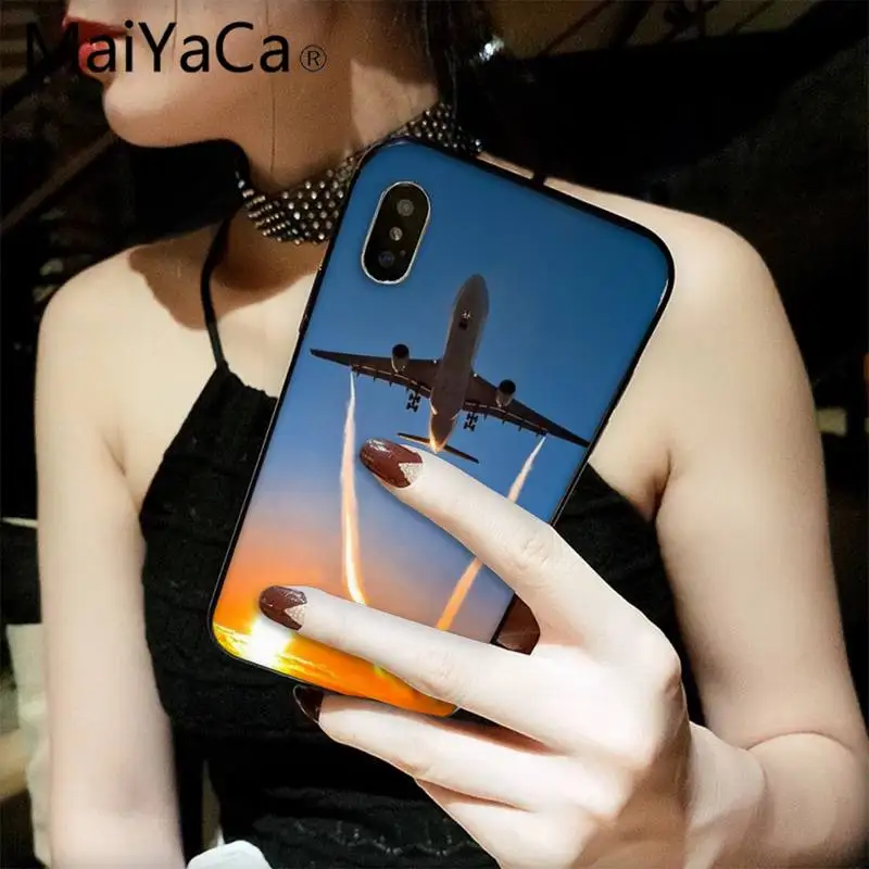 MaiYaCa Sky Airplane Soft Phone Case Cover for iPhone 12 8 7 6 6S Plus X XS MAX 5 5S SE XR 11 12 pro promax
MaiYaCa Sky Airplane Soft Phone Case Cover for iPhone 12 8 7 6 6S Plus X XS MAX 5 5S SE XR 11 12 pro promax