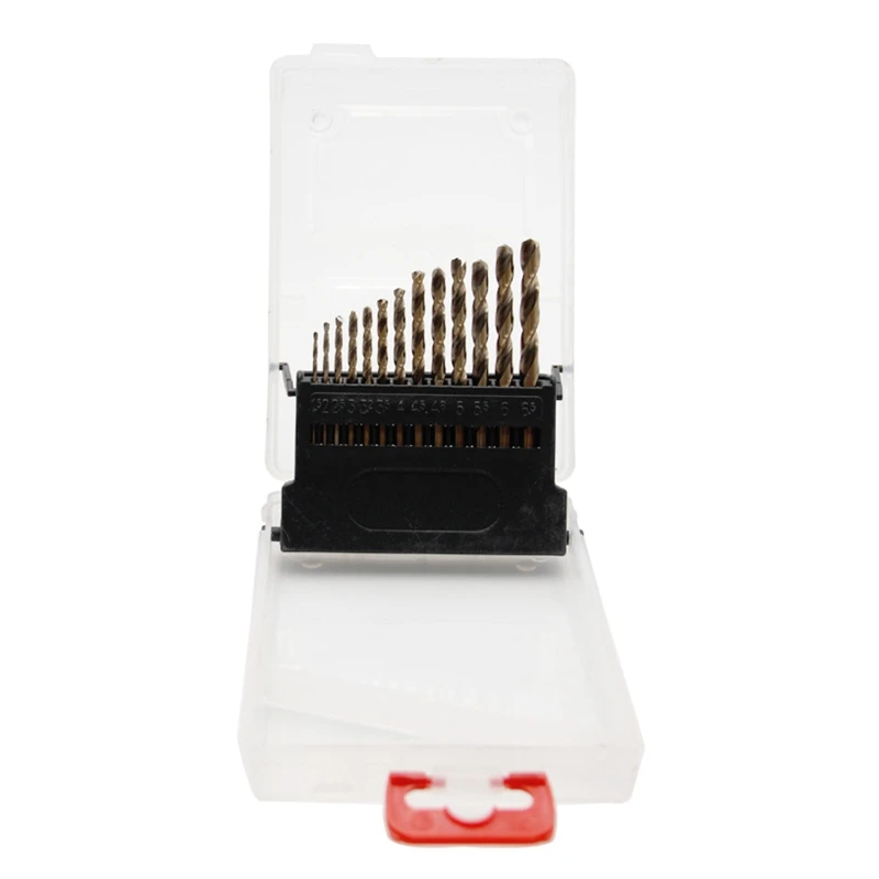 13 Pieces High Speed Steel Twist Drill Bit Set for Daily Home Maintenance Construction Work Corrosion Resistance
13 Pieces High Speed Steel Twist Drill Bit Set for Daily Home Maintenance Construction Work Corrosion Resistance