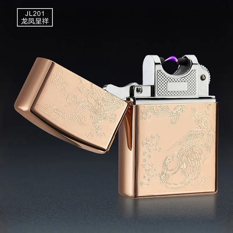 New Creative USB Charging Single Arc Lighter Personalized Metal Windproof Cigarette Accessories
New Creative USB Charging Single Arc Lighter Personalized Metal Windproof Cigarette Accessories