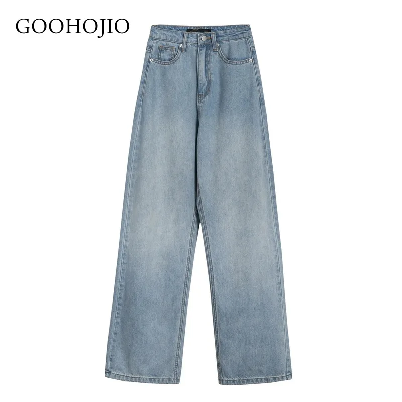 GOOHOJIO 2021 New Spring and Autumn Straight Leg Pants for Women Loose All-match Women Jeans Oversized Casual Trousers Women
GOOHOJIO 2021 New Spring and Autumn Straight Leg Pants for Women Loose All-match Women Jeans Oversized Casual Trousers Women
