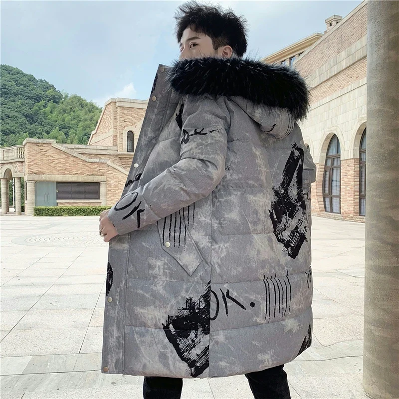 LOMEMOL 2021 мужские парки с капюшоном зимние свободные бриджи с меховым воротником мужская длинная теплая пуховая куртка мужское зимнее пальто
LOMEMOL 2021 мужские парки с капюшоном зимние свободные бриджи с меховым воротником мужская длинная теплая пуховая куртка мужское зимнее пальто