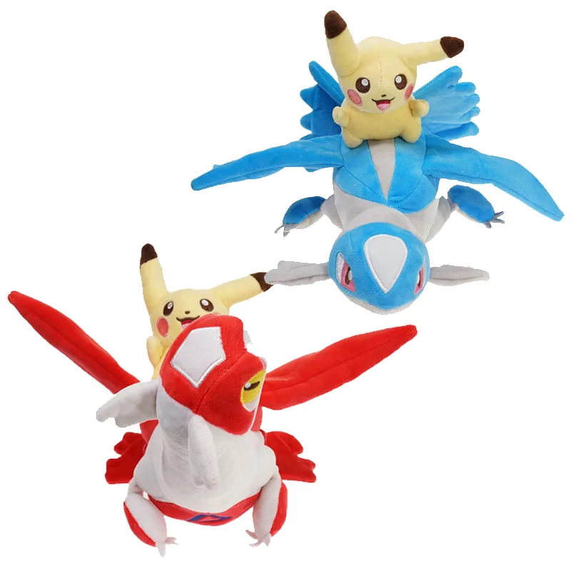 30cm Pokemon Cartoon Stuffed Animals Plush Toy Latias Latios Pikachu Anime Kawaii Cute Soft Plushie Doll Toys Gifts for Children
30cm Pokemon Cartoon Stuffed Animals Plush Toy Latias Latios Pikachu Anime Kawaii Cute Soft Plushie Doll Toys Gifts for Children