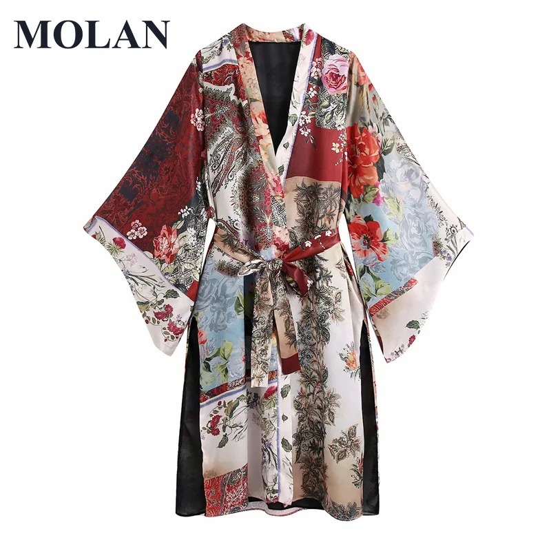 MOLAN Eegant Long Dresss Beach Style Long Sleeve V Neck Floral Print Loose Vestido Robe Nightwear Female Fashion Vocation Dress
MOLAN Eegant Long Dresss Beach Style Long Sleeve V Neck Floral Print Loose Vestido Robe Nightwear Female Fashion Vocation Dress